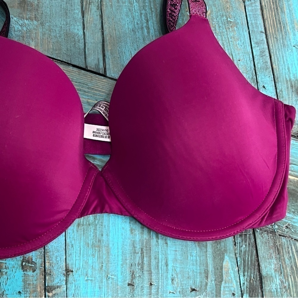Victoria’s Secret THE T-SHIRT Lightly-Lined Demi Bra Size 34DD - Picture 4 of 9